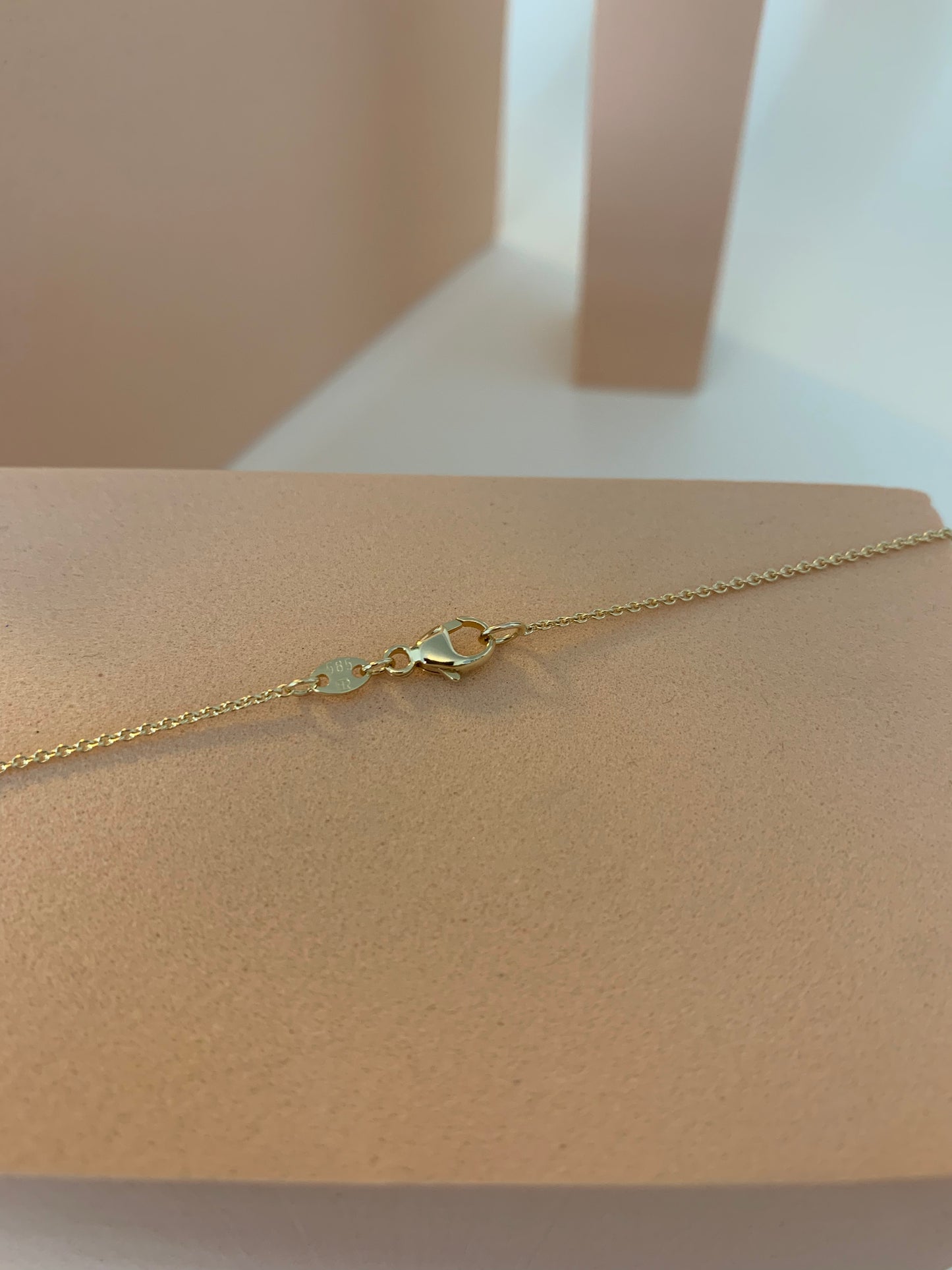 Gold Armband mit Gravur-Plättchen aus 585er Gelbgold